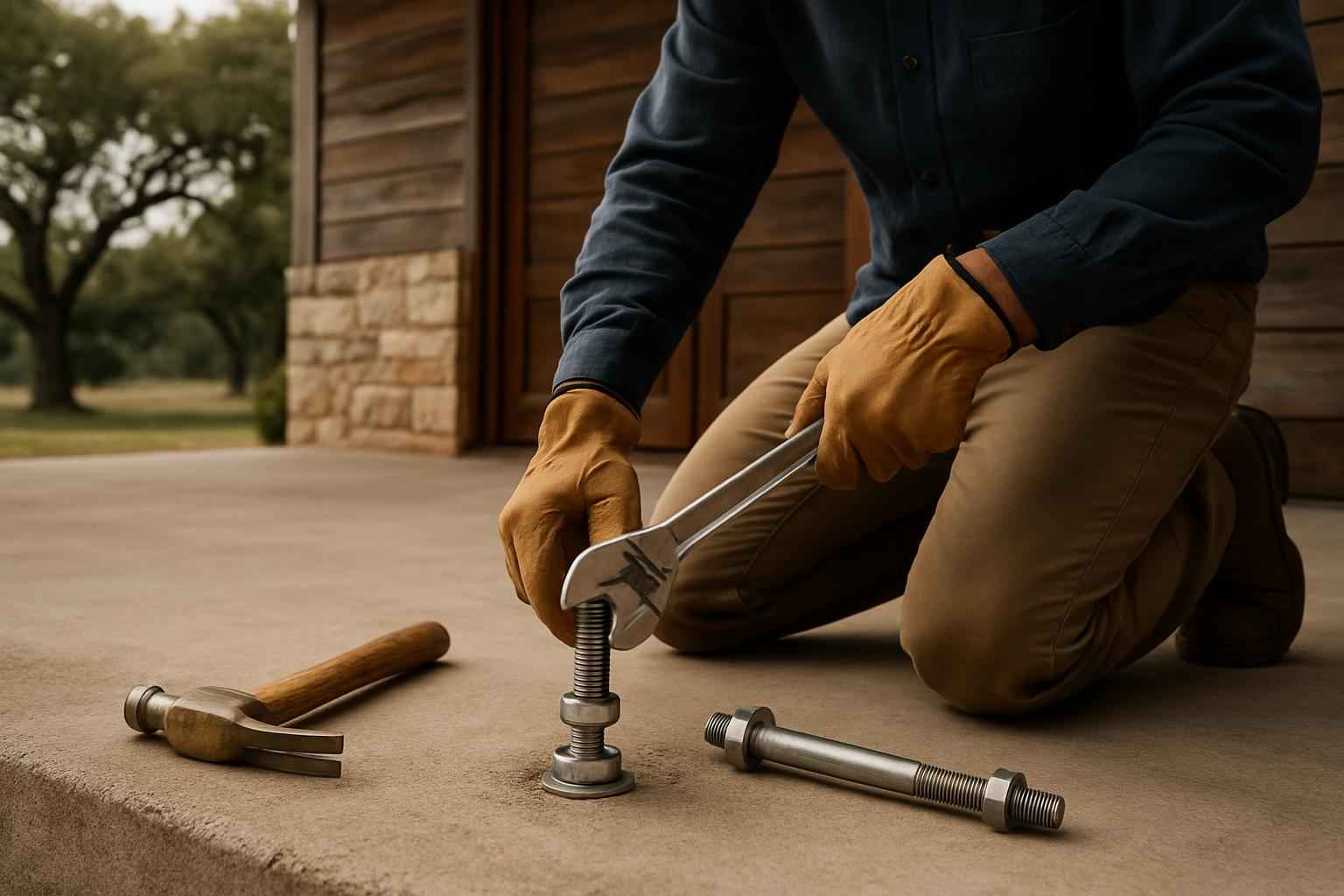 Anchor Bolt Repair Service in Luckenbach TX