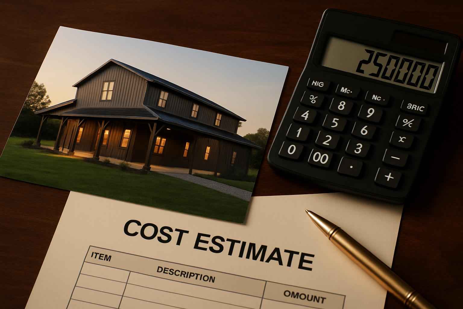 Barndominium Cost Estimate in Comfort TX