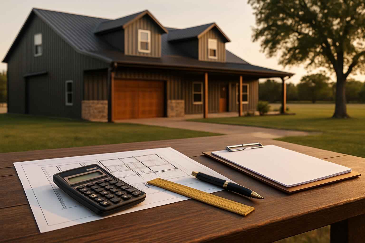 Barndominium Cost Estimate in Luckenbach TX