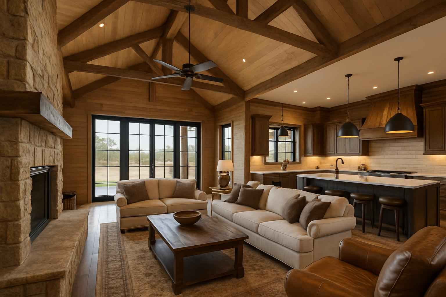Barndominium Interior Build Out in Doss TX