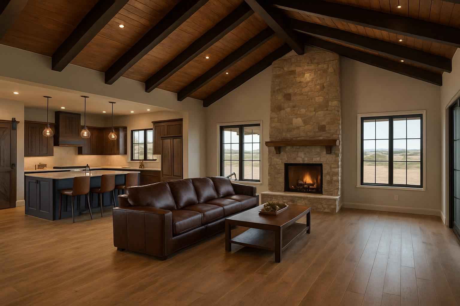 Barndominium Interior Build Out in Hye TX