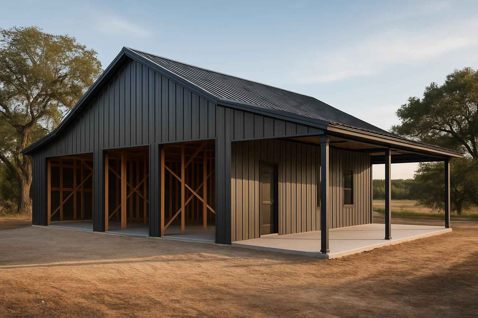 Barndominium Shell Construction in Comfort TX