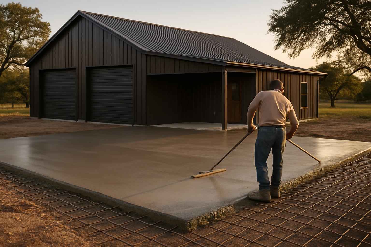 Barndominium Slab Contractor in Fredericksburg TX