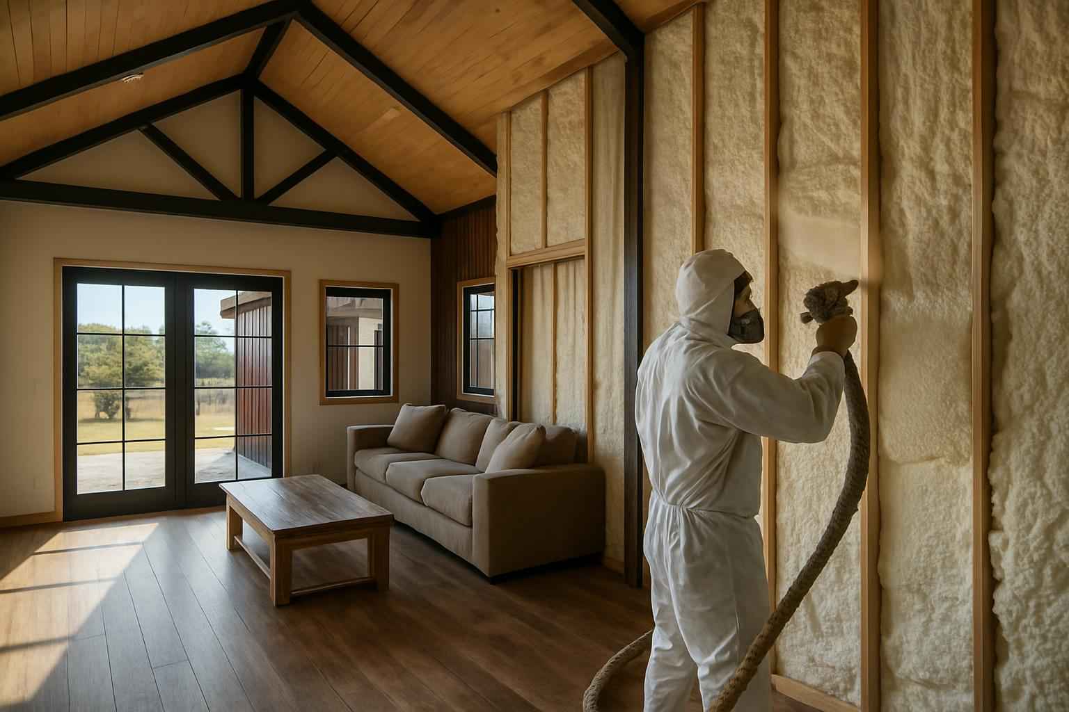 Barndominium Spray Foam Service in Fredericksburg TX