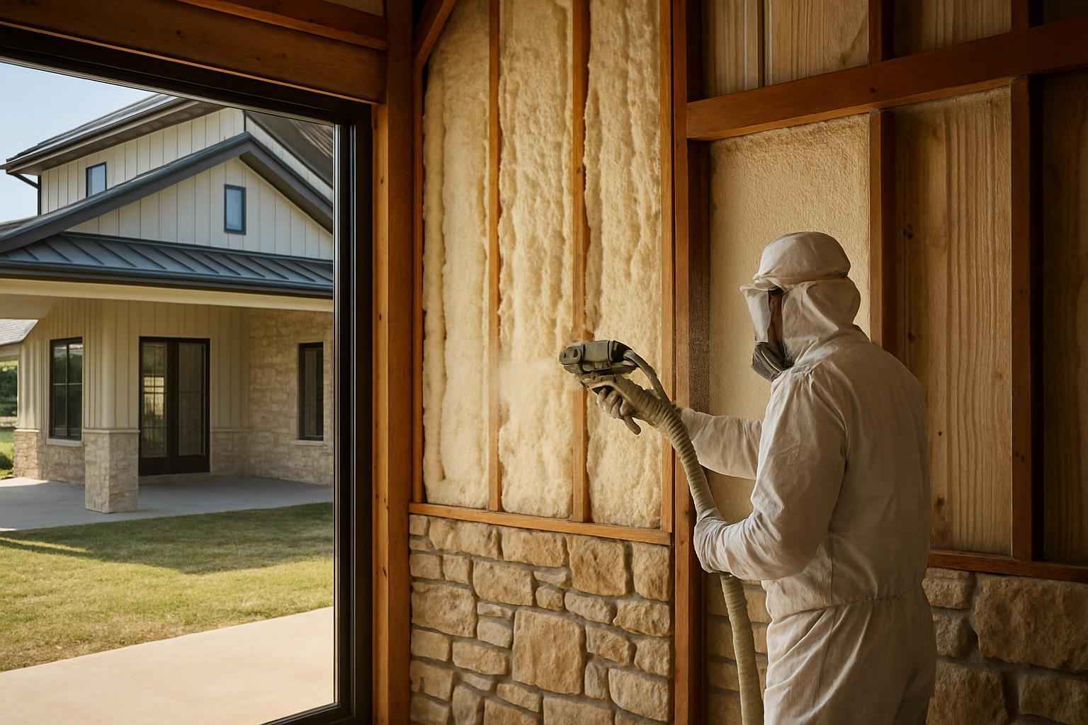 Barndominium Spray Foam Service in Stonewall TX