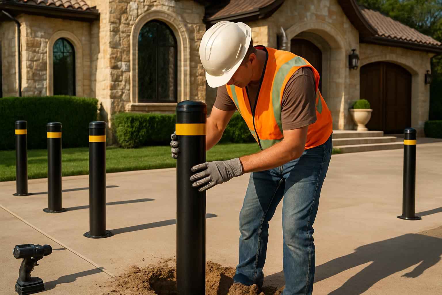 Bollard Installation Service in Doss TX
