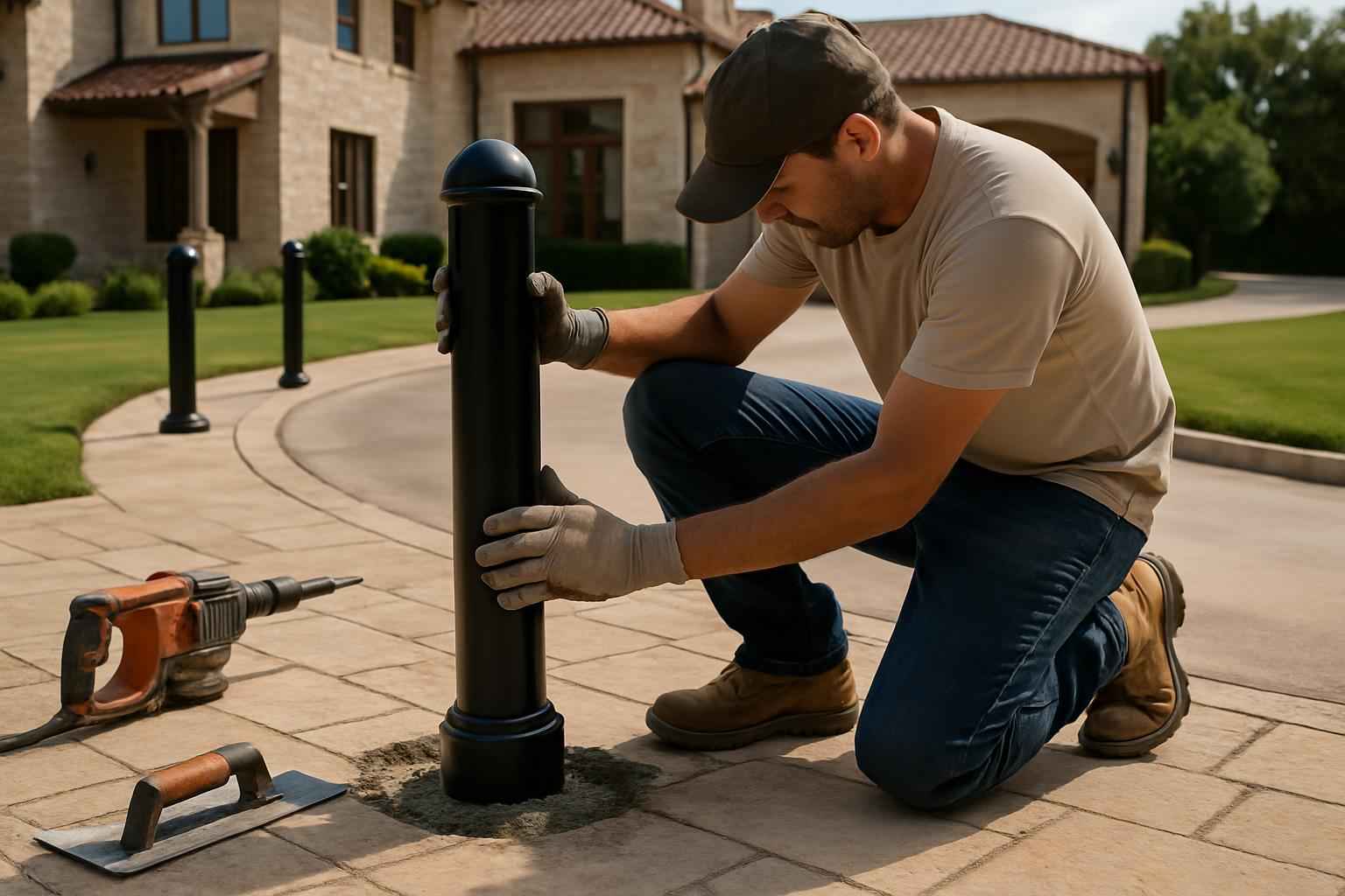 Bollard Installation Service in Fredericksburg TX