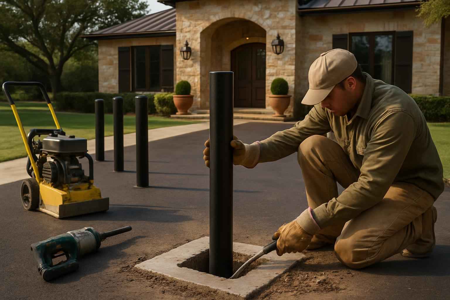 Bollard Installation Service in Hye TX