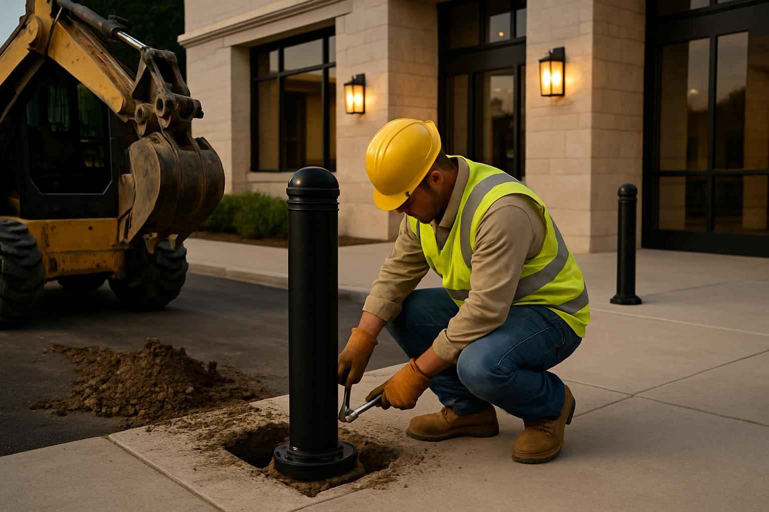 Bollard Installation Service in Luckenbach TX