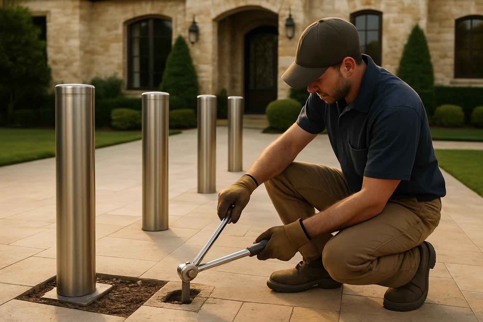 Bollard Installation Service in Stonewall TX