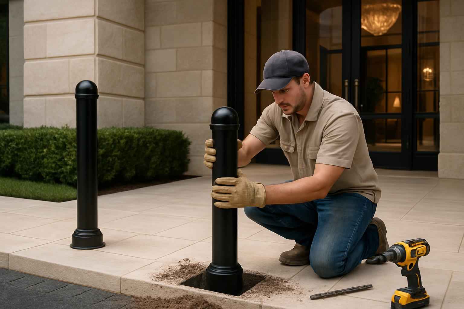 Bollard Installation Service in Willow City TX