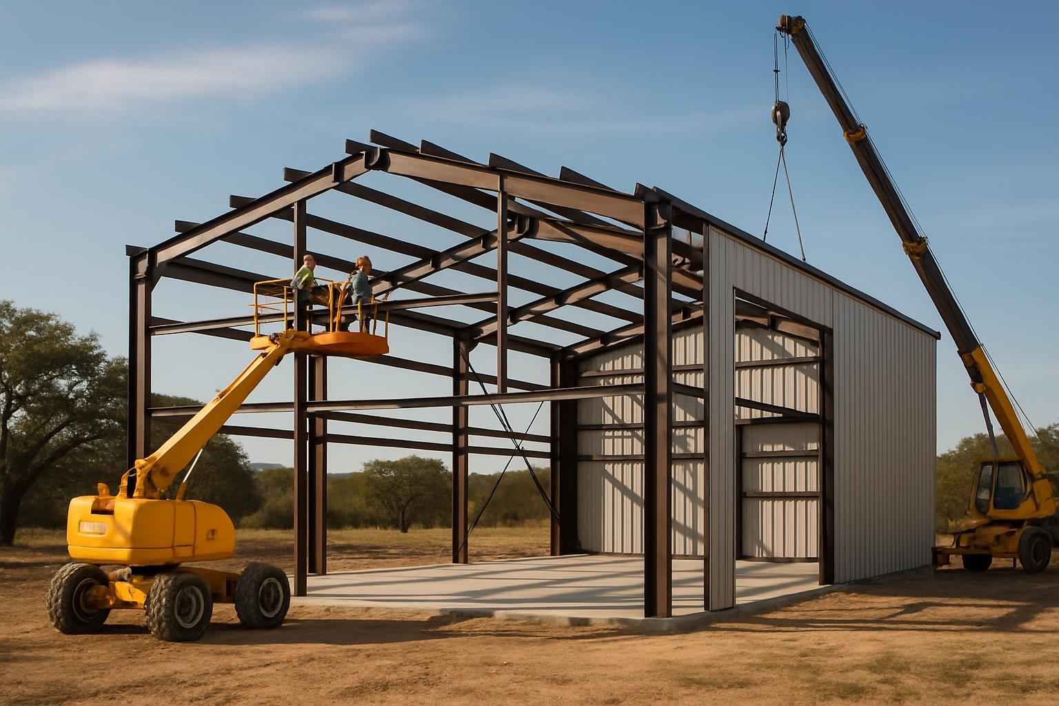 Bolt Up Building Erection in Hye TX