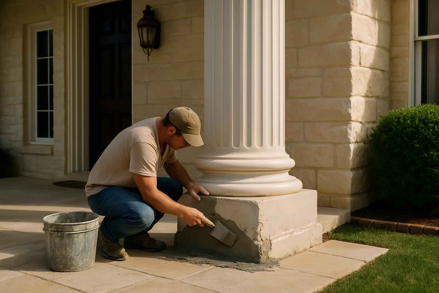 Column Base Repair Service in Fredericksburg TX