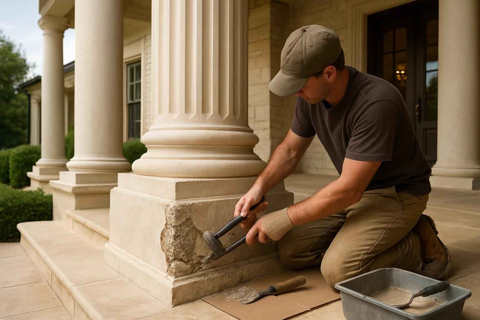 Column Base Repair Service in Willow City TX