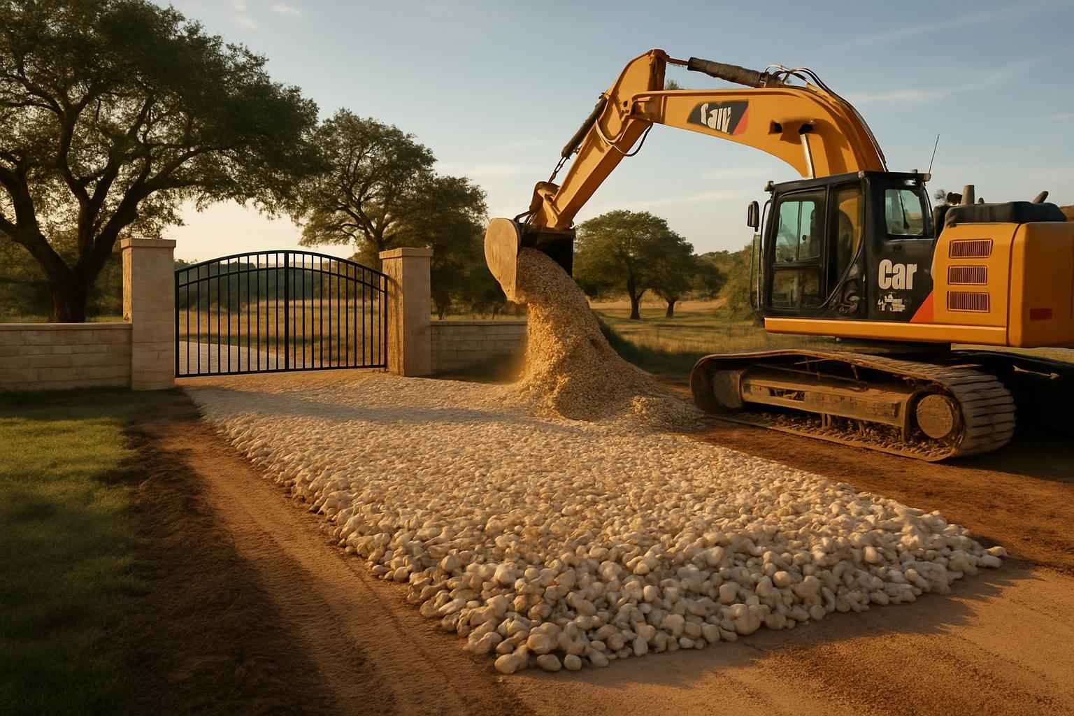 Construction Entrance Installation in Hye TX