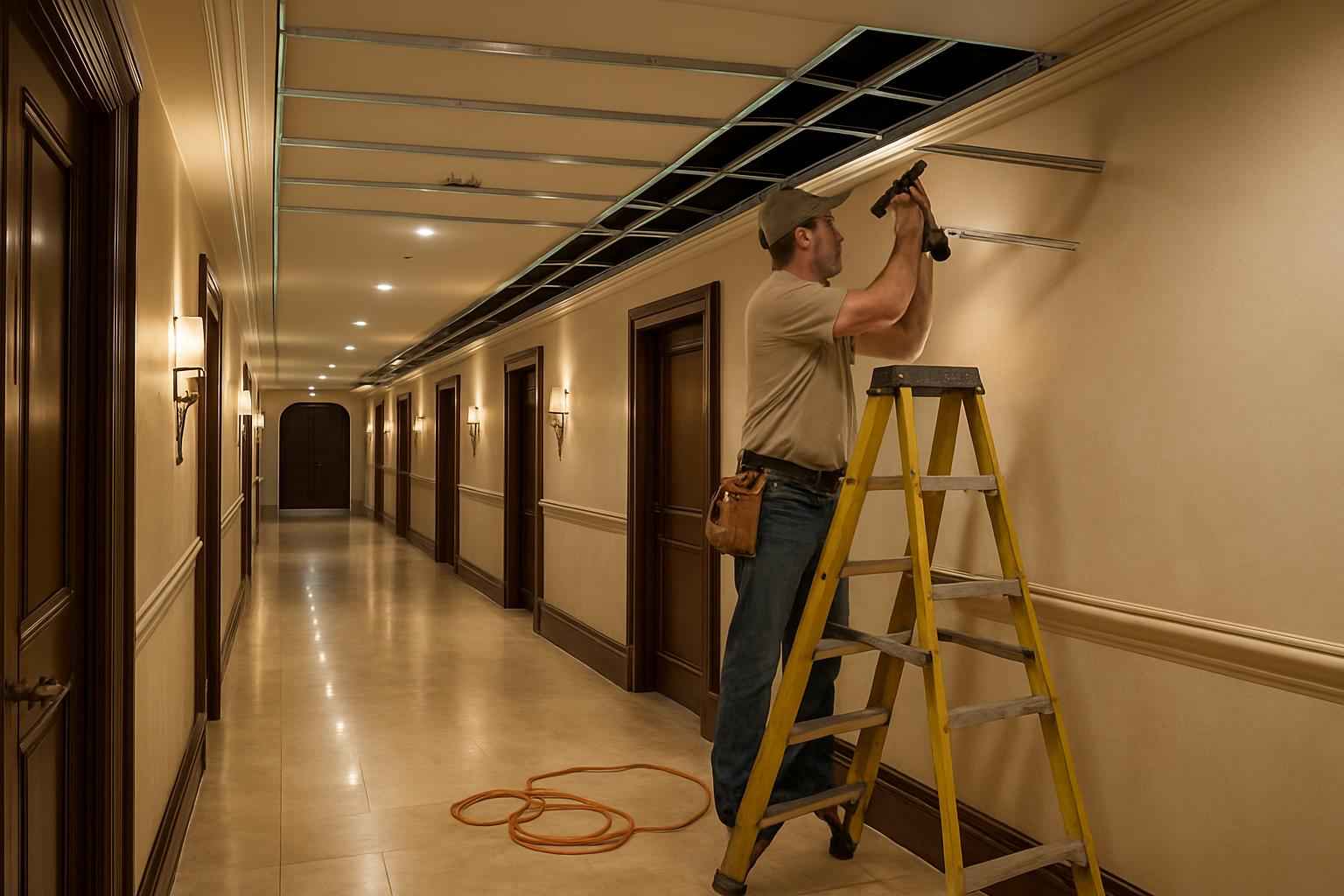 Corridor System Installation in Fredericksburg TX