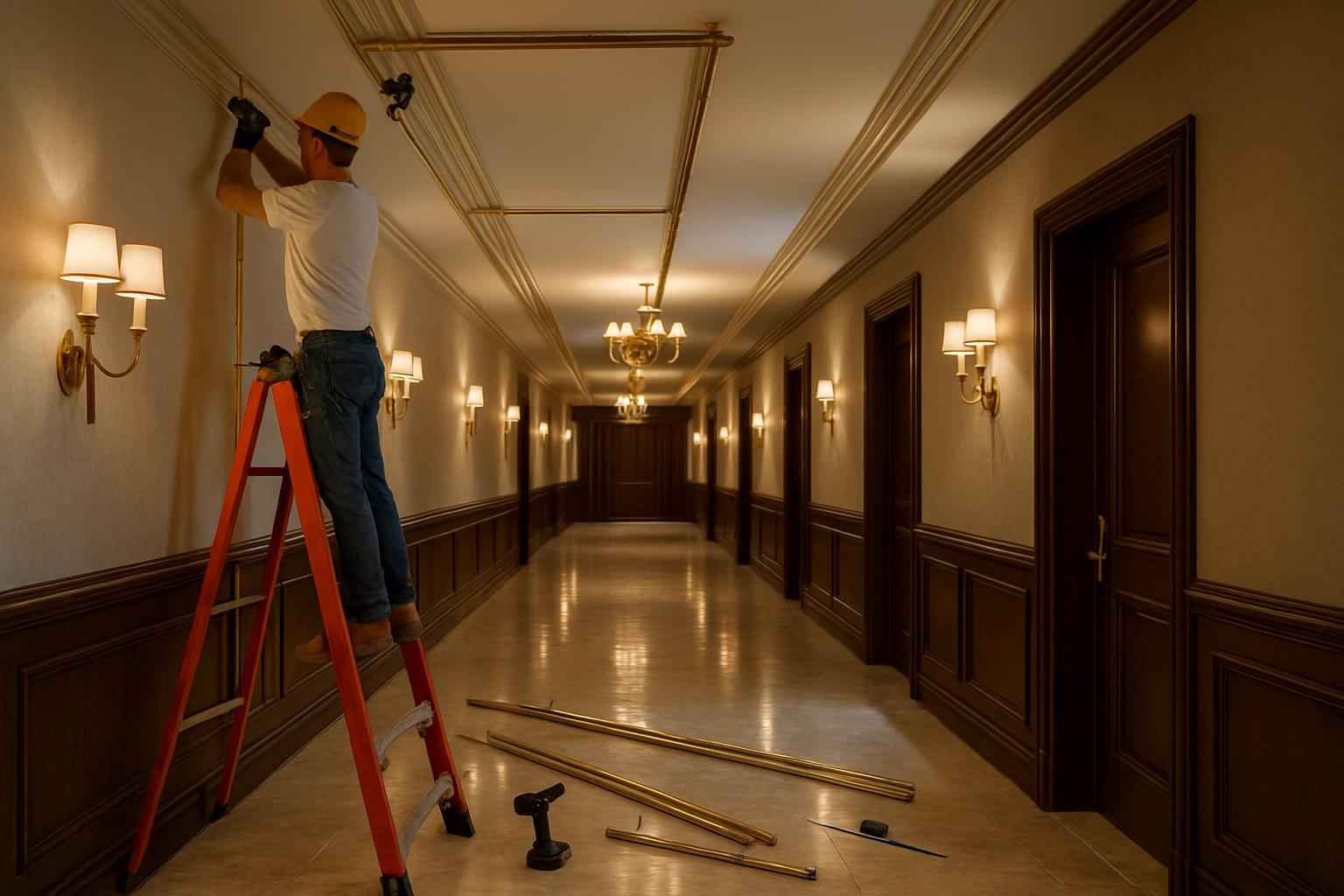 Corridor System Installation in Hye TX