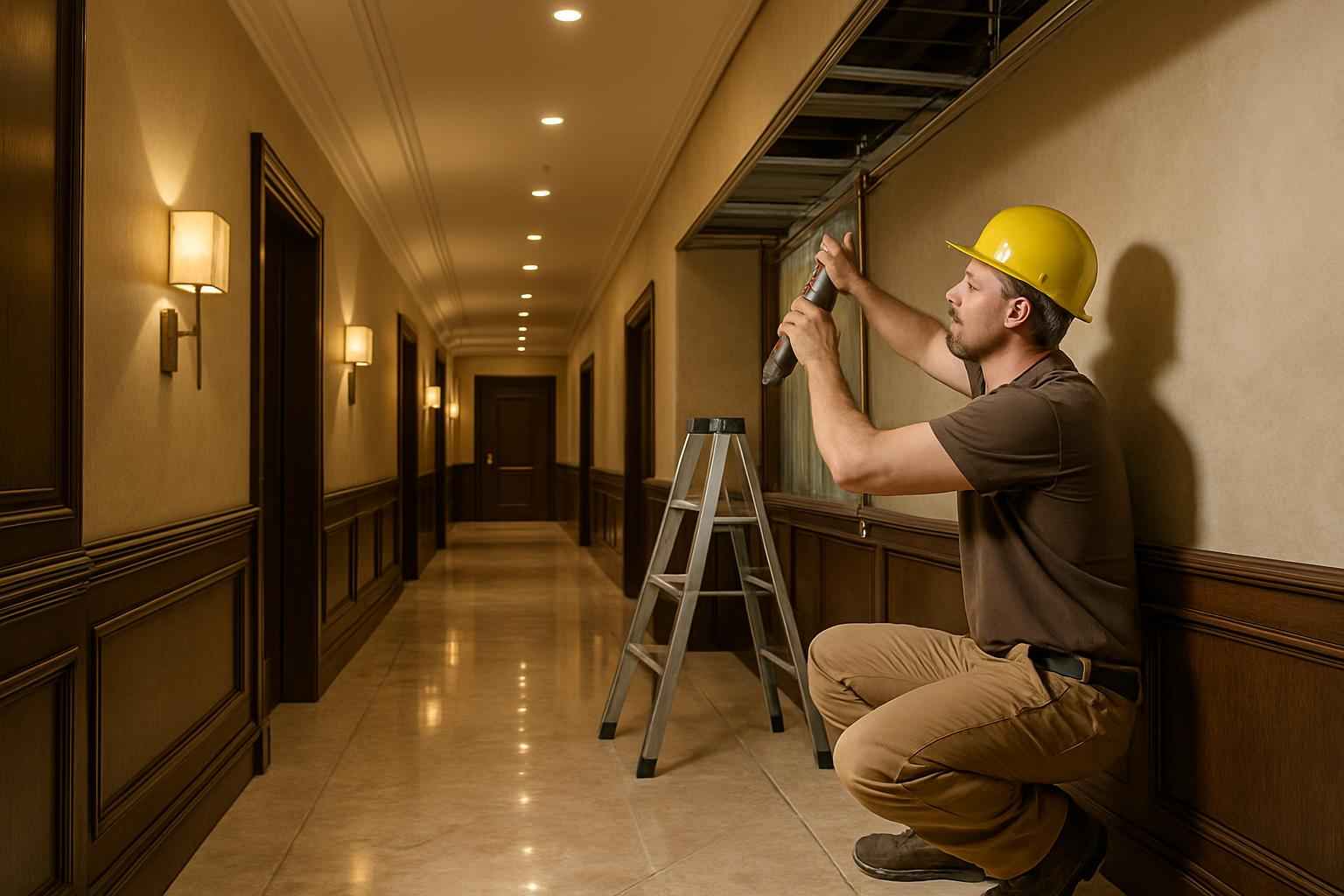 Corridor System Installation in Luckenbach TX