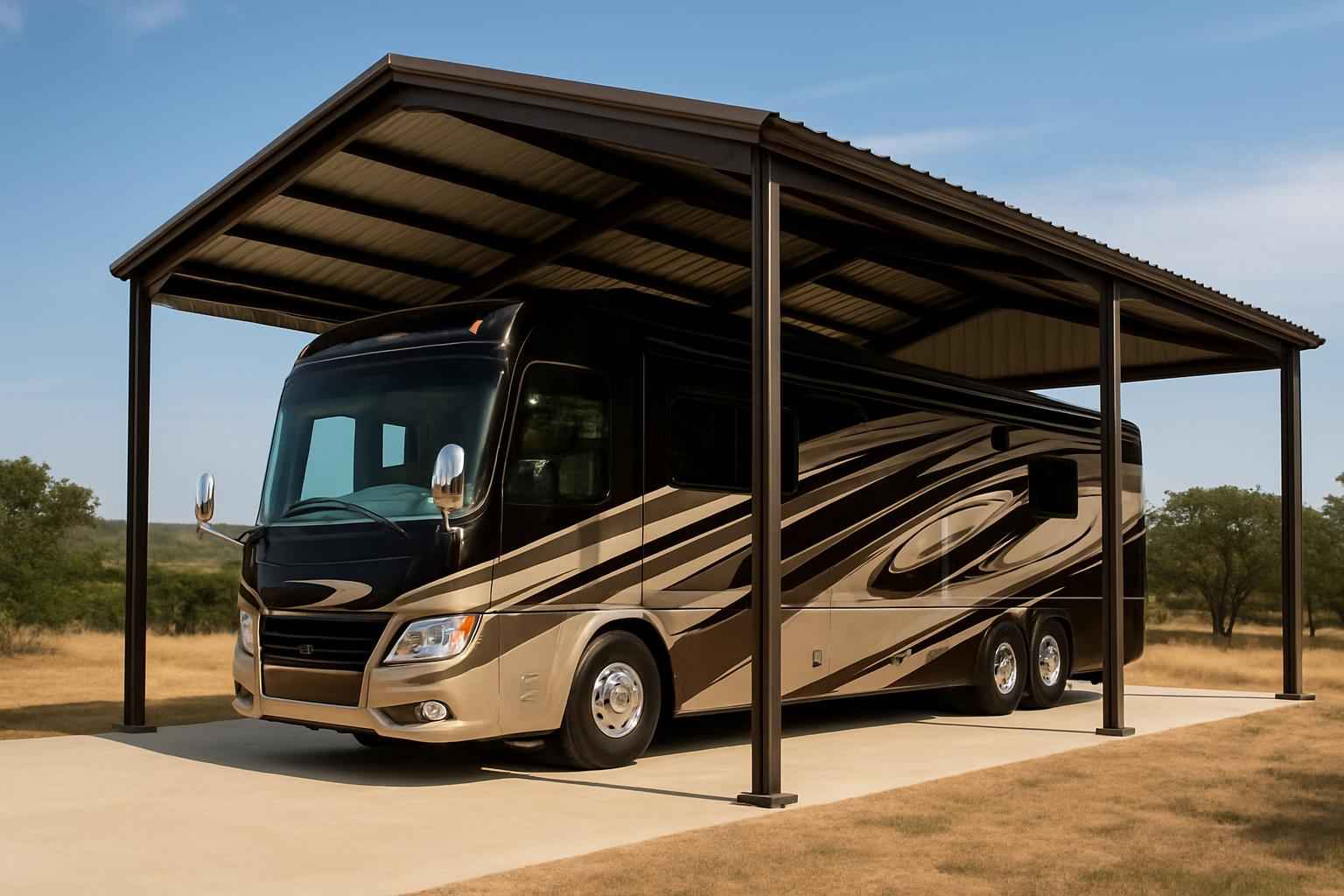 Covered RV Parking Builder in Doss TX