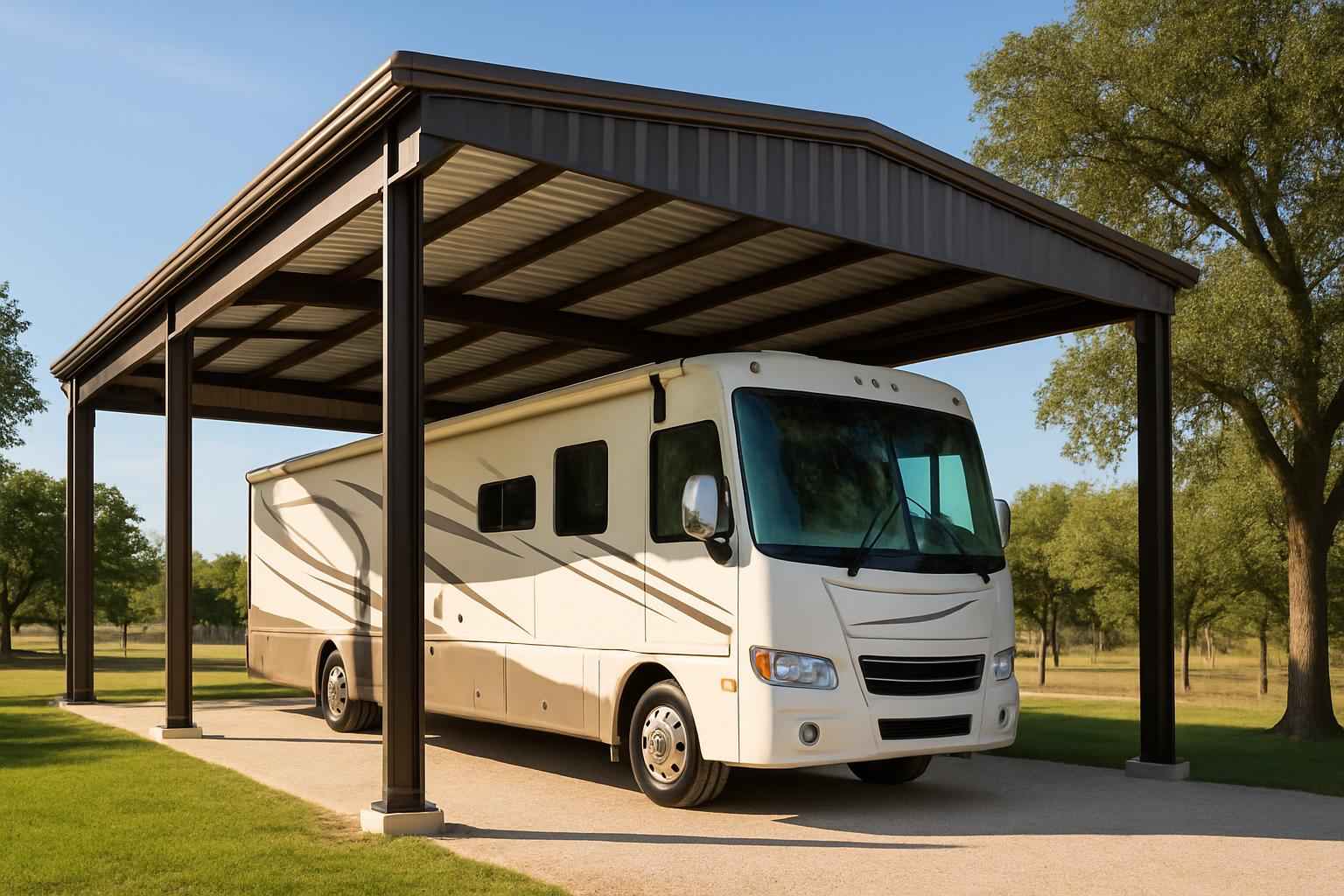 Covered RV Parking Builder in Willow City TX
