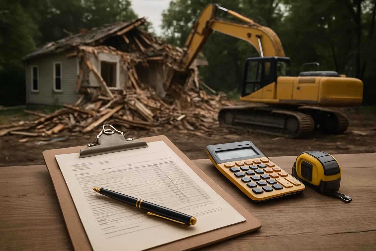 Demolition Cost Estimate in Stonewall TX