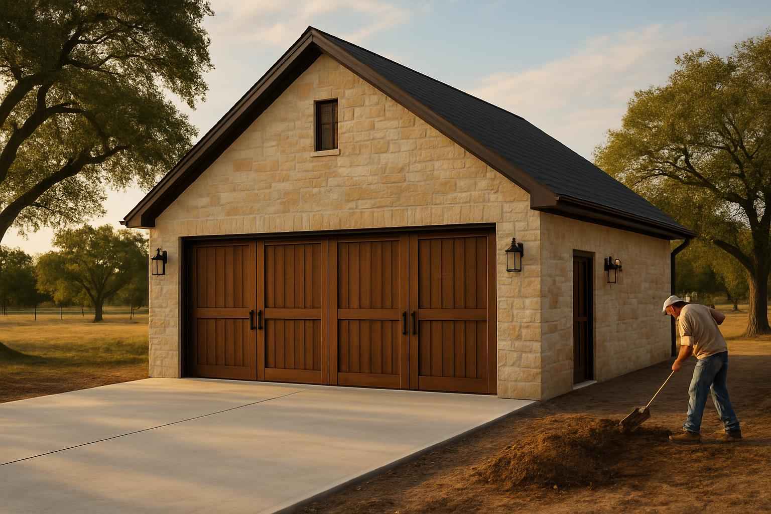 Detached Garage Builder in Doss TX