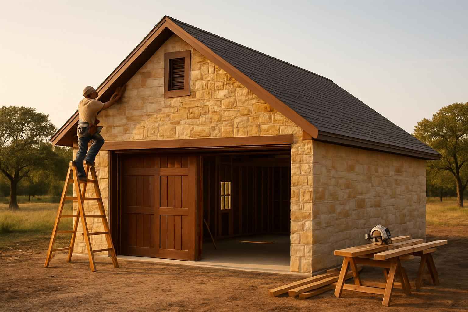 Detached Garage Builder in Hye TX