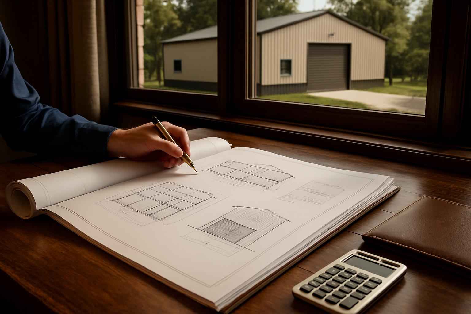 Engineered Metal Building Plans in Comfort TX