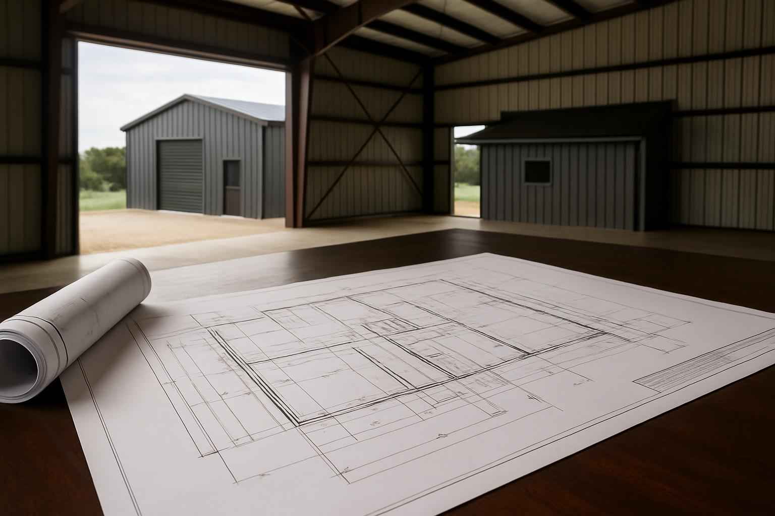 Engineered Metal Building Plans in Doss TX