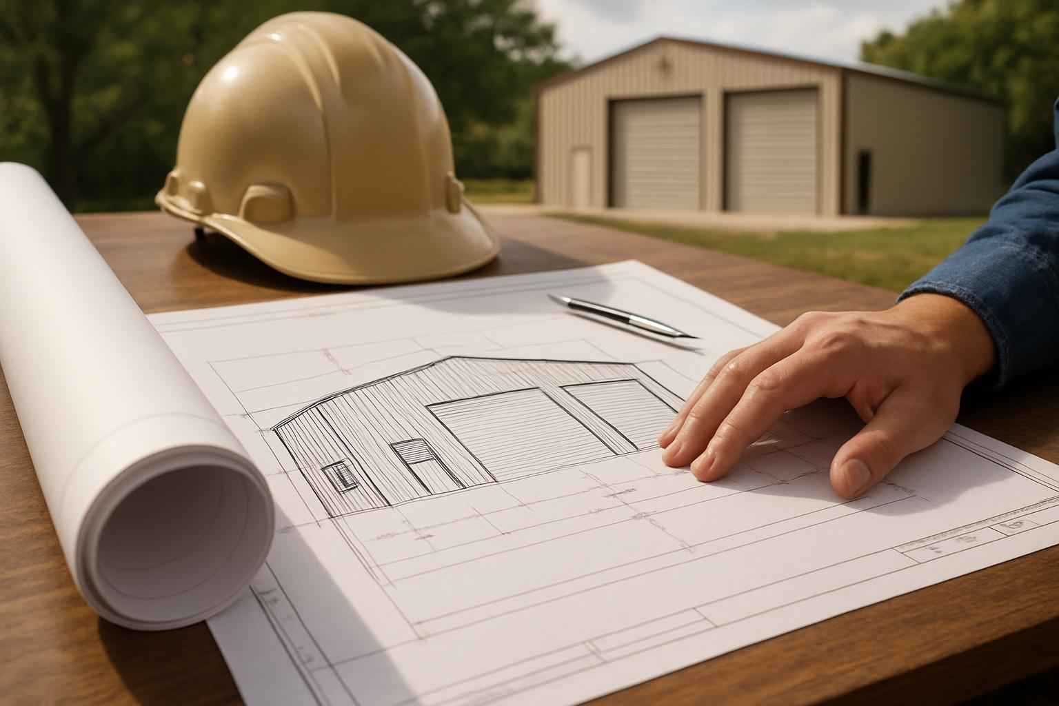 Engineered Metal Building Plans in Stonewall TX