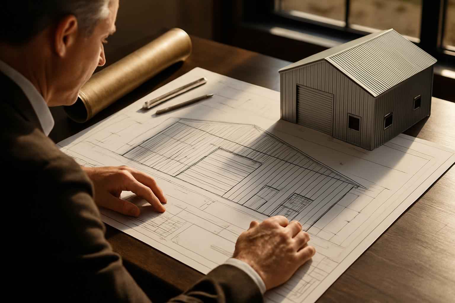 Engineered Metal Building Plans in Willow City TX
