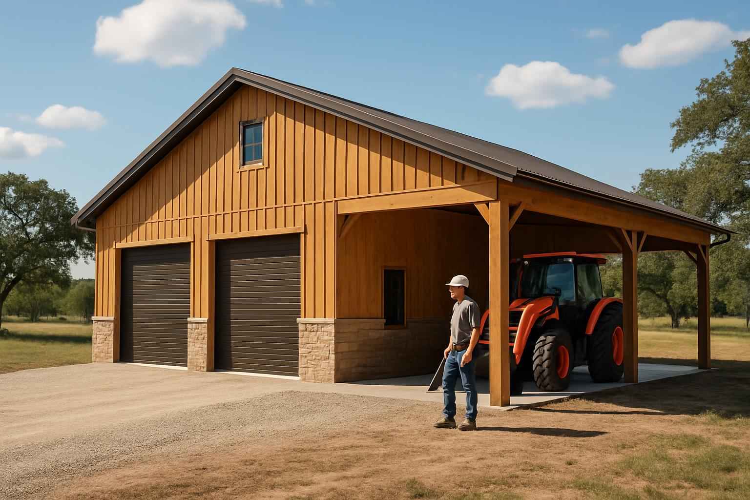 Equipment Barn Builder in Fredericksburg TX