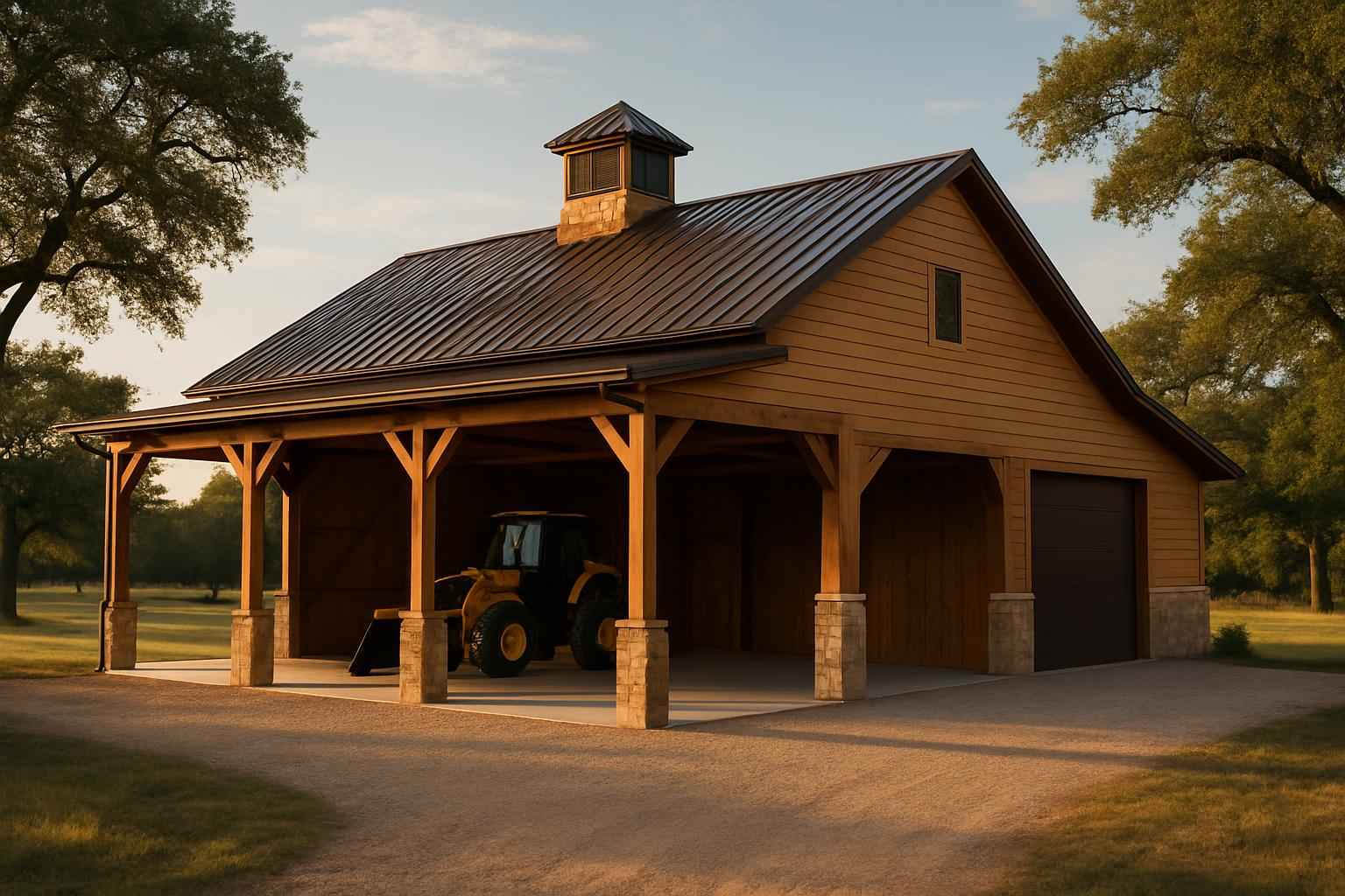 Equipment Barn Builder in Luckenbach TX