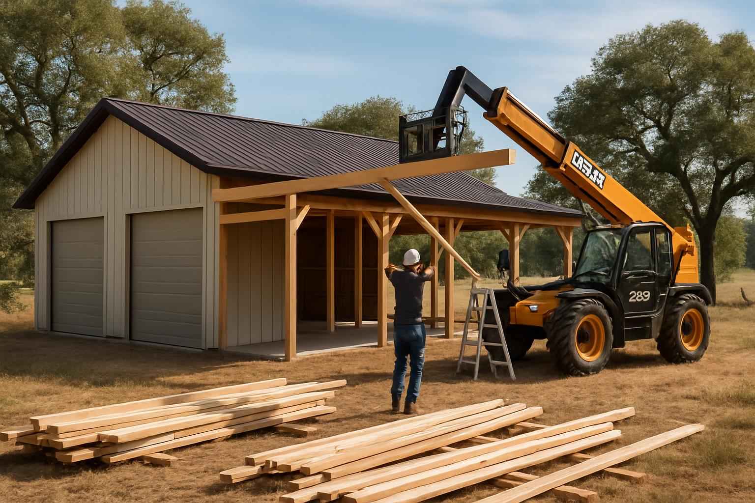 Equipment Barn Builder in Willow City TX