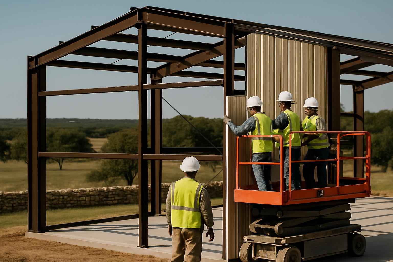 Erection Crew Near Me in Stonewall TX