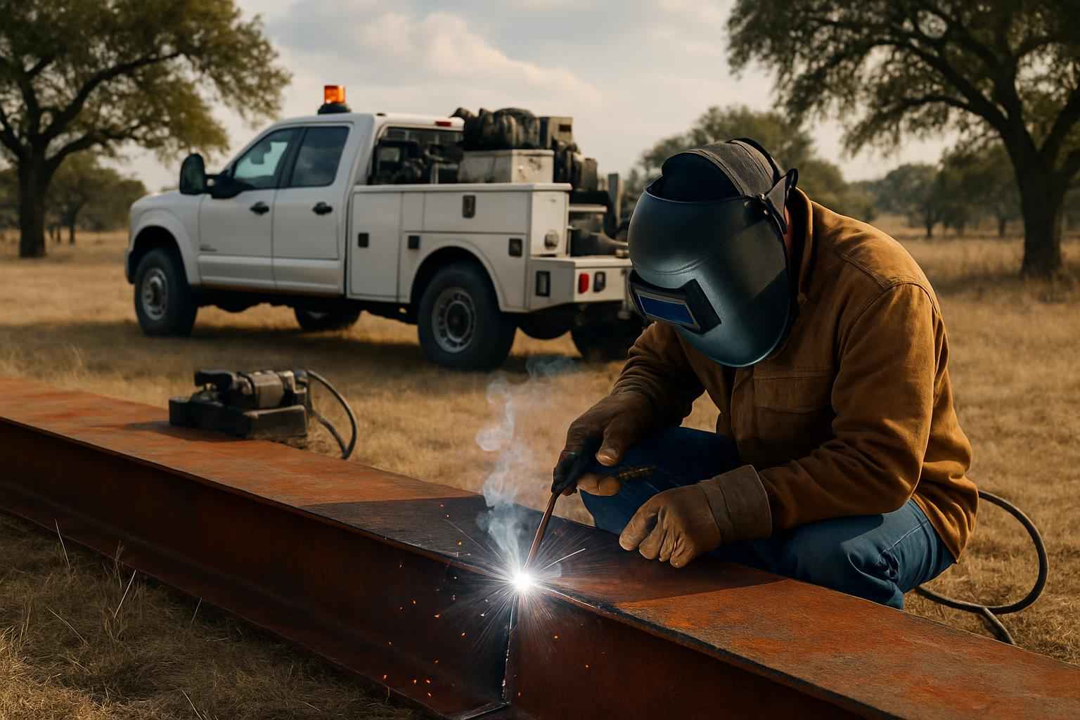 Field Welding Service in Fredericksburg TX