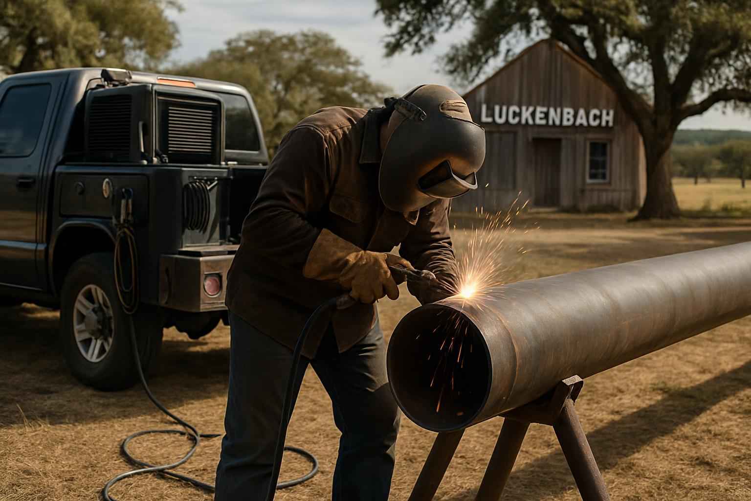 Field Welding Service in Luckenbach TX