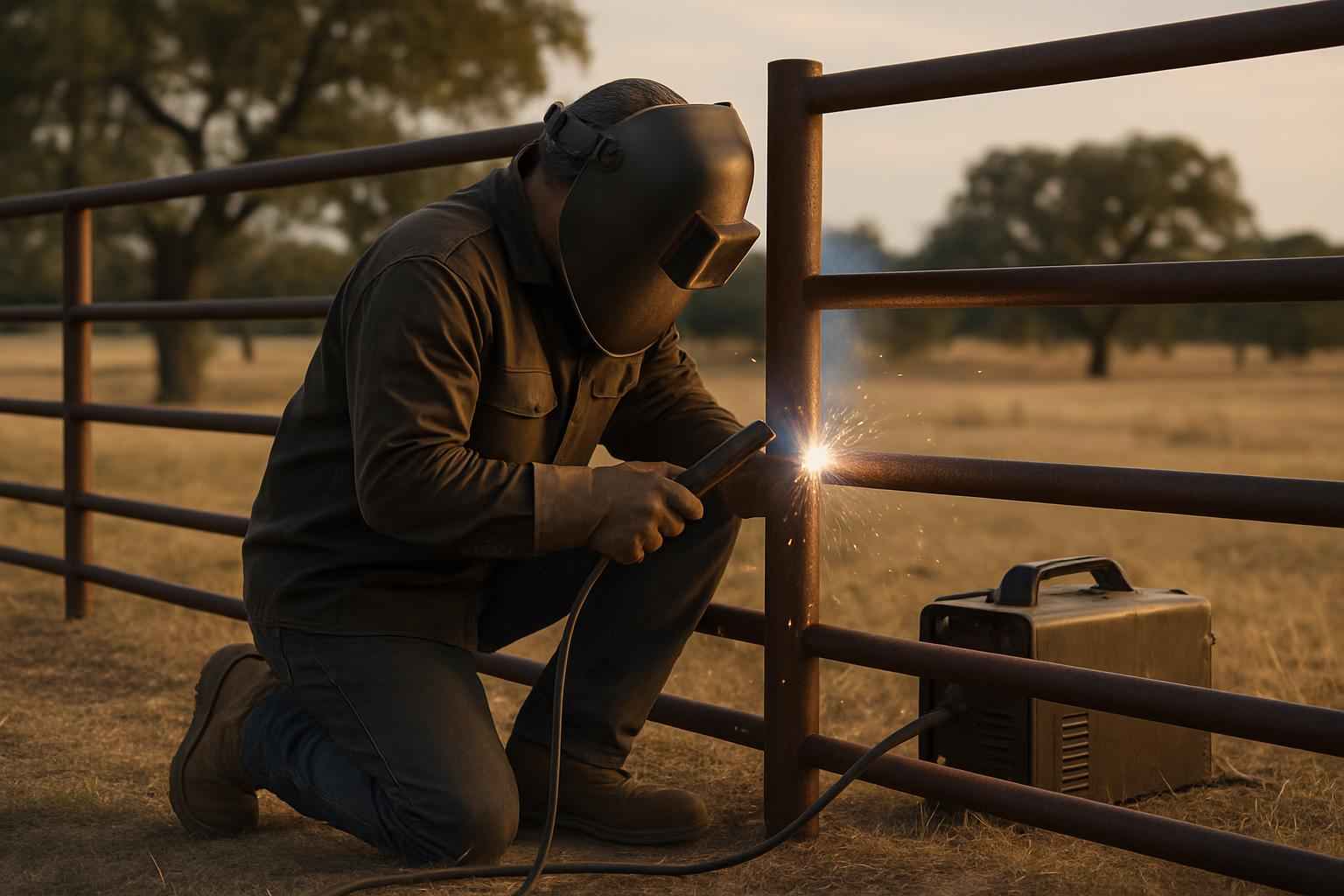 Field Welding Service in Willow City TX
