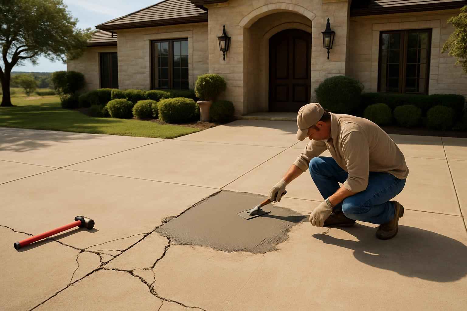 Flatwork Repair Service in Doss TX