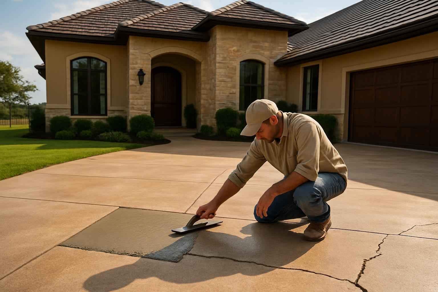 Flatwork Repair Service in Willow City TX