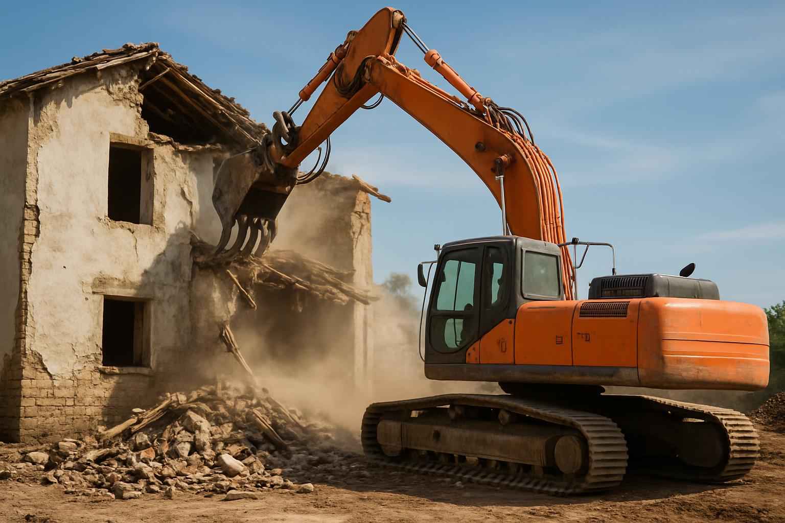 Full Building Demolition Service in Hye TX