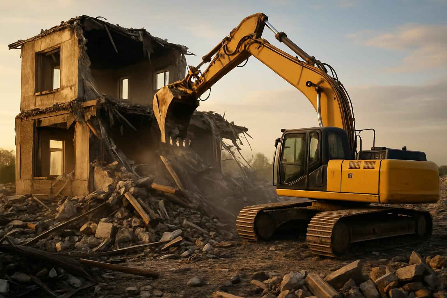 Full Building Demolition Service in Luckenbach TX