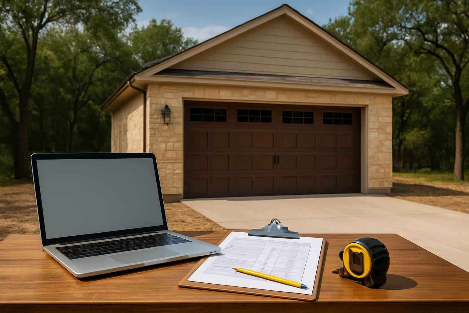 Garage Build Cost Estimate in Luckenbach TX
