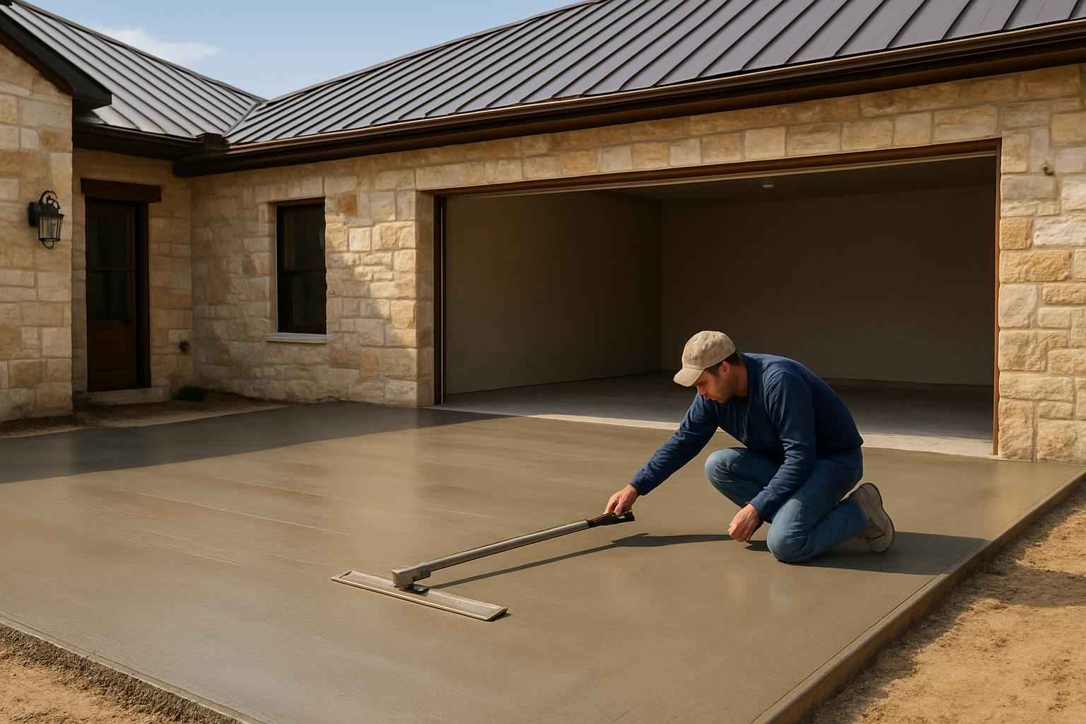 Garage Slab Installer in Hye TX