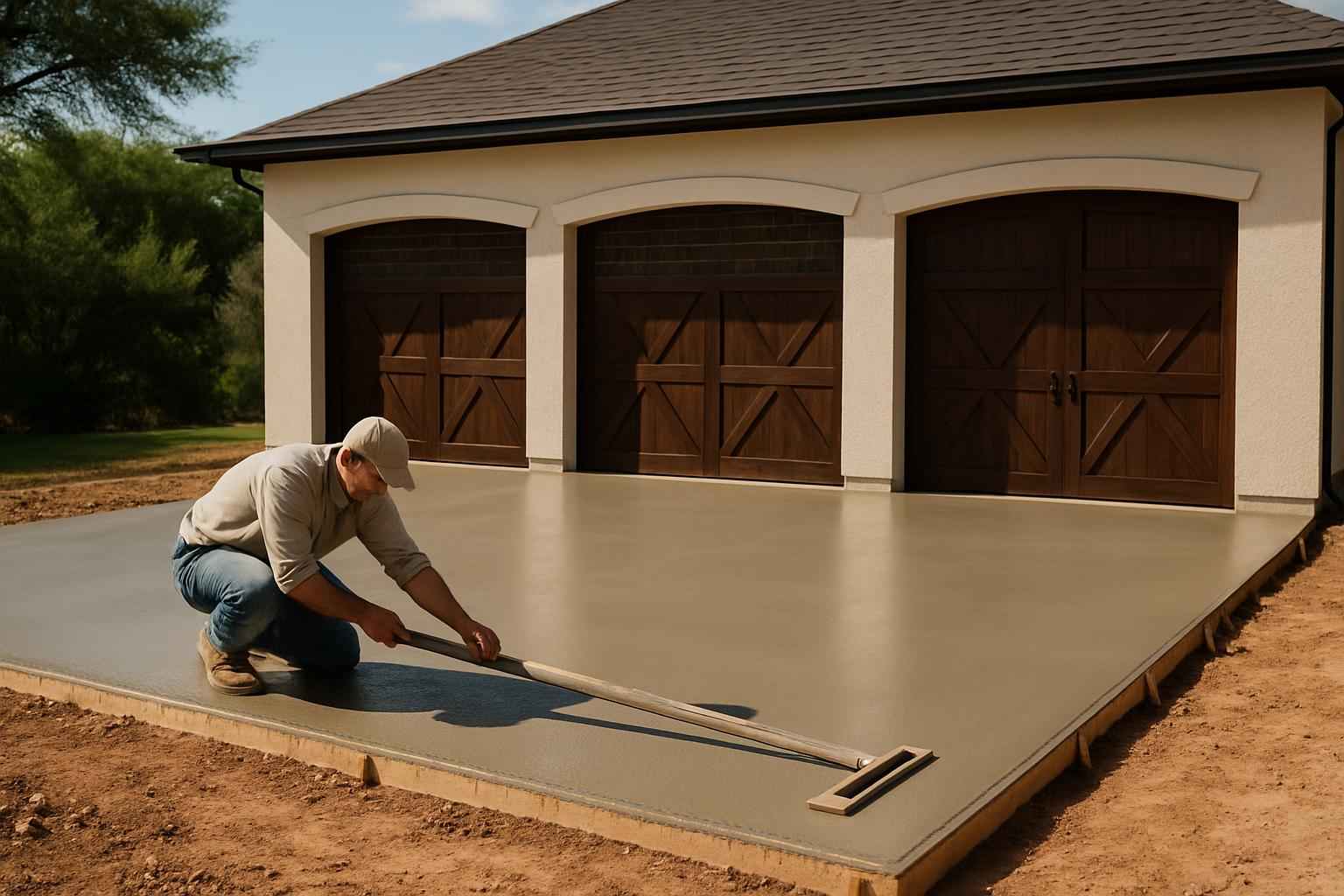 Garage Slab Installer in Luckenbach TX