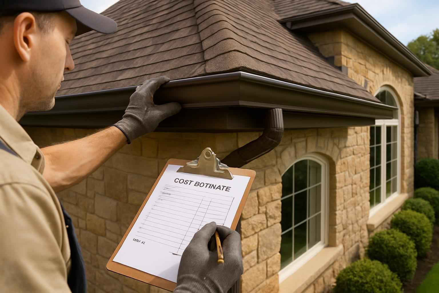 Gutter Installation Cost Estimate in Doss TX