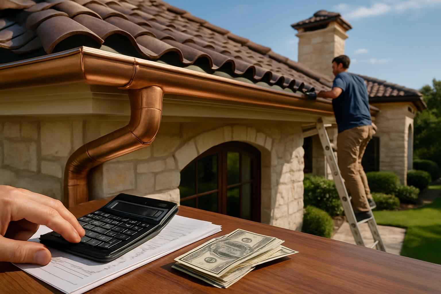 Gutter Installation Cost Estimate in Fredericksburg TX