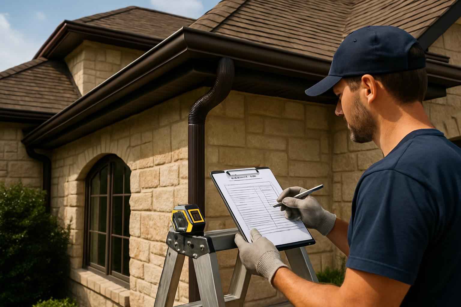 Gutter Installation Cost Estimate in Luckenbach TX