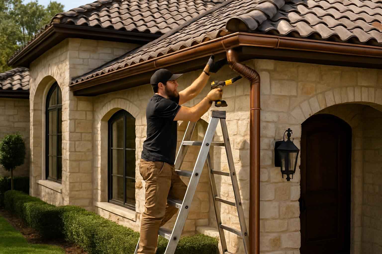 Gutter Repair Service in Hye TX