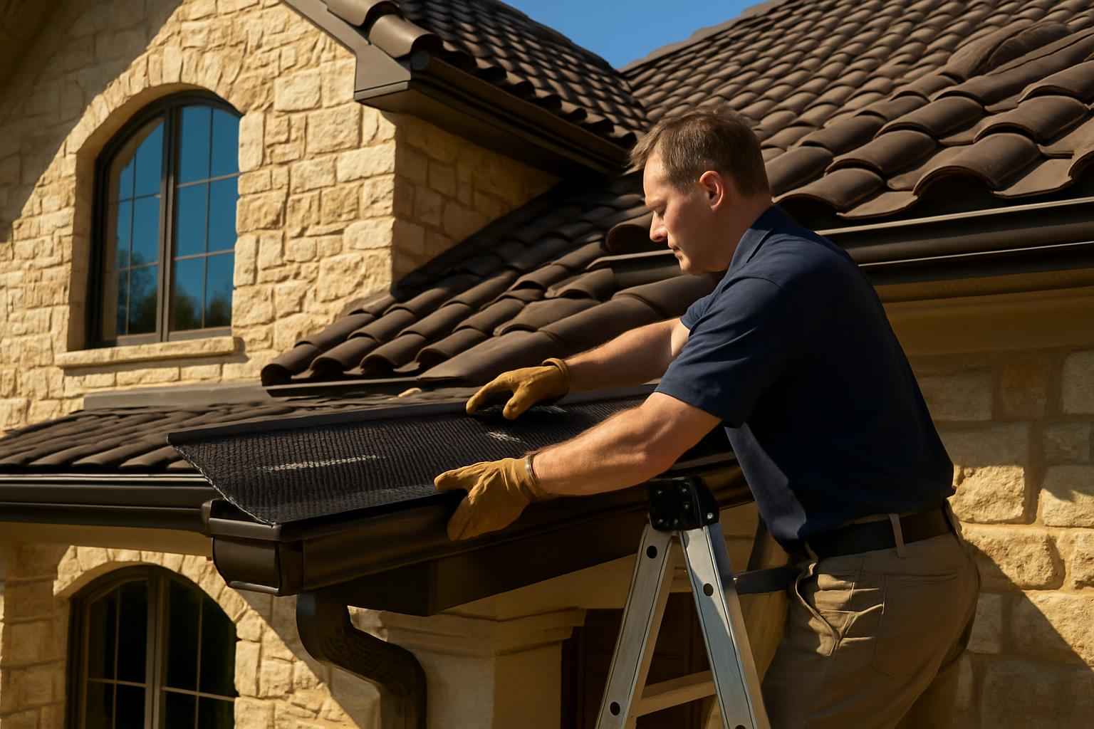 Gutter Screen Installation Service in Doss TX